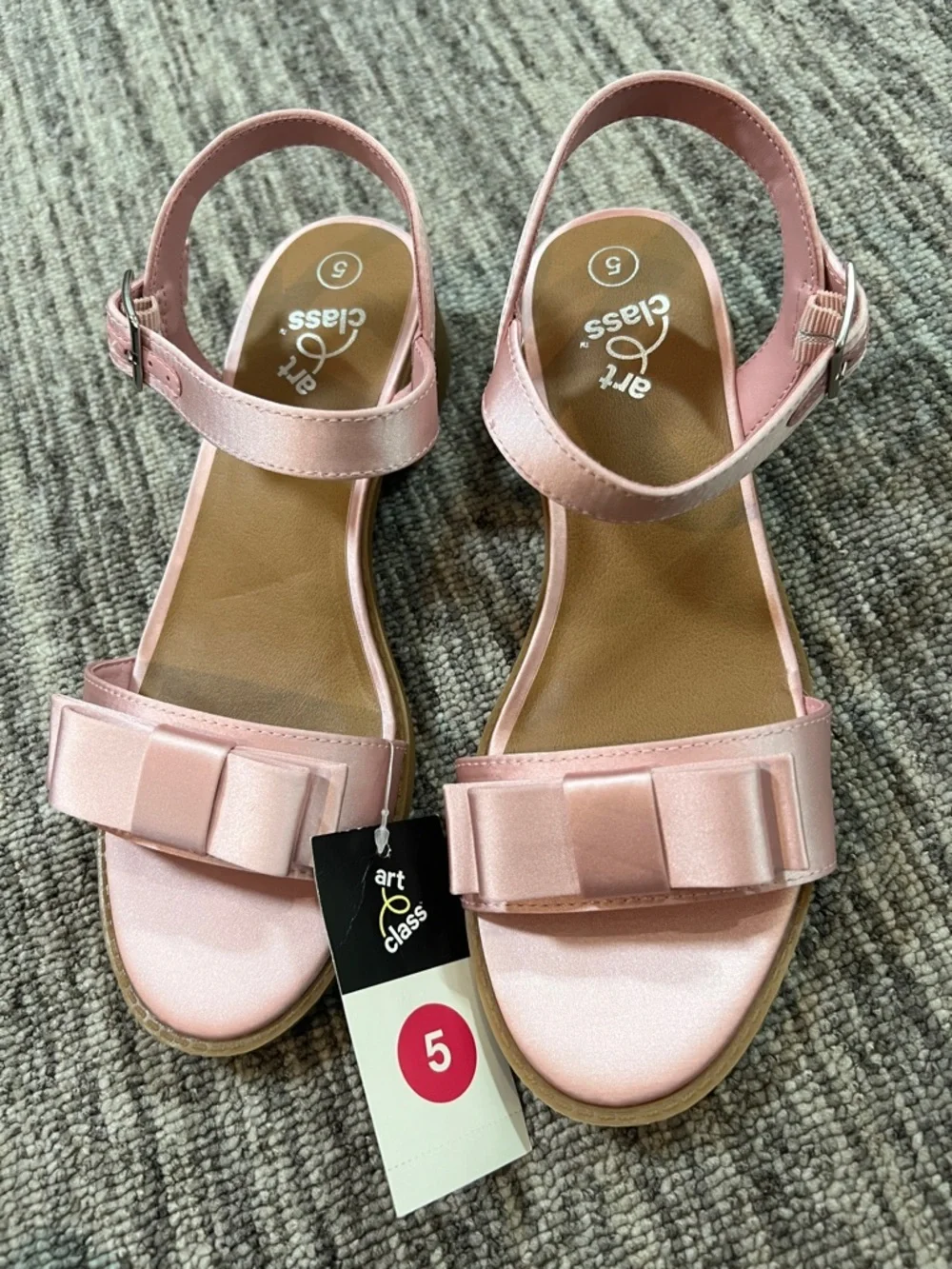 Art Class - Kids' Belle Satin Dress Heels Size 5